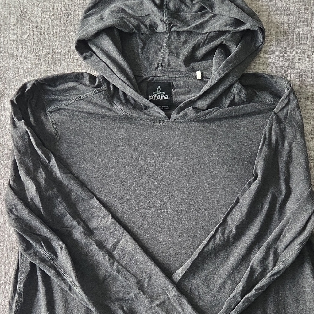 Mens Prana Hooded Shirt